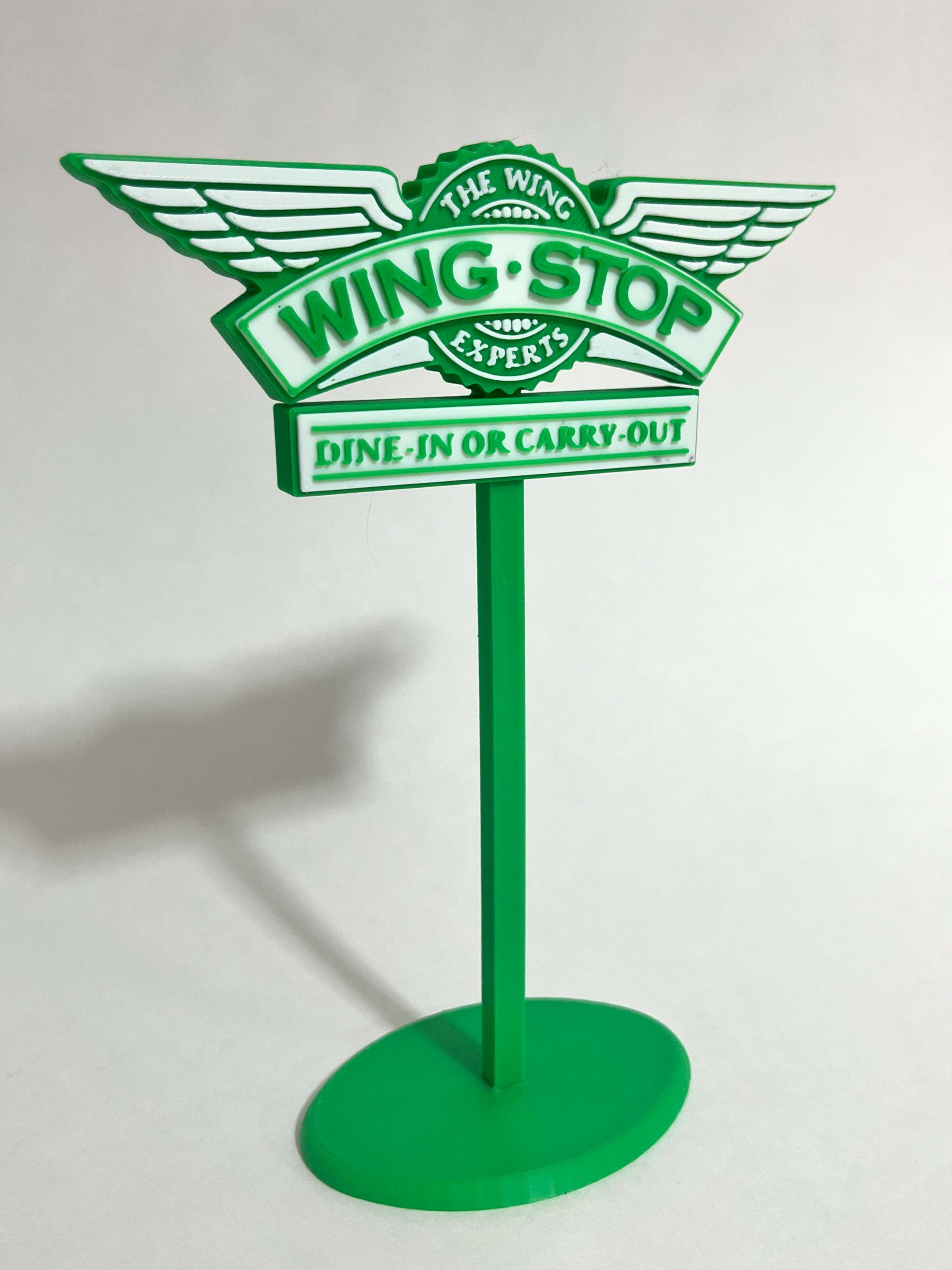 Wingstop Welcomesign Wingstop Miniature Sign 6.5” Inches - Etsy