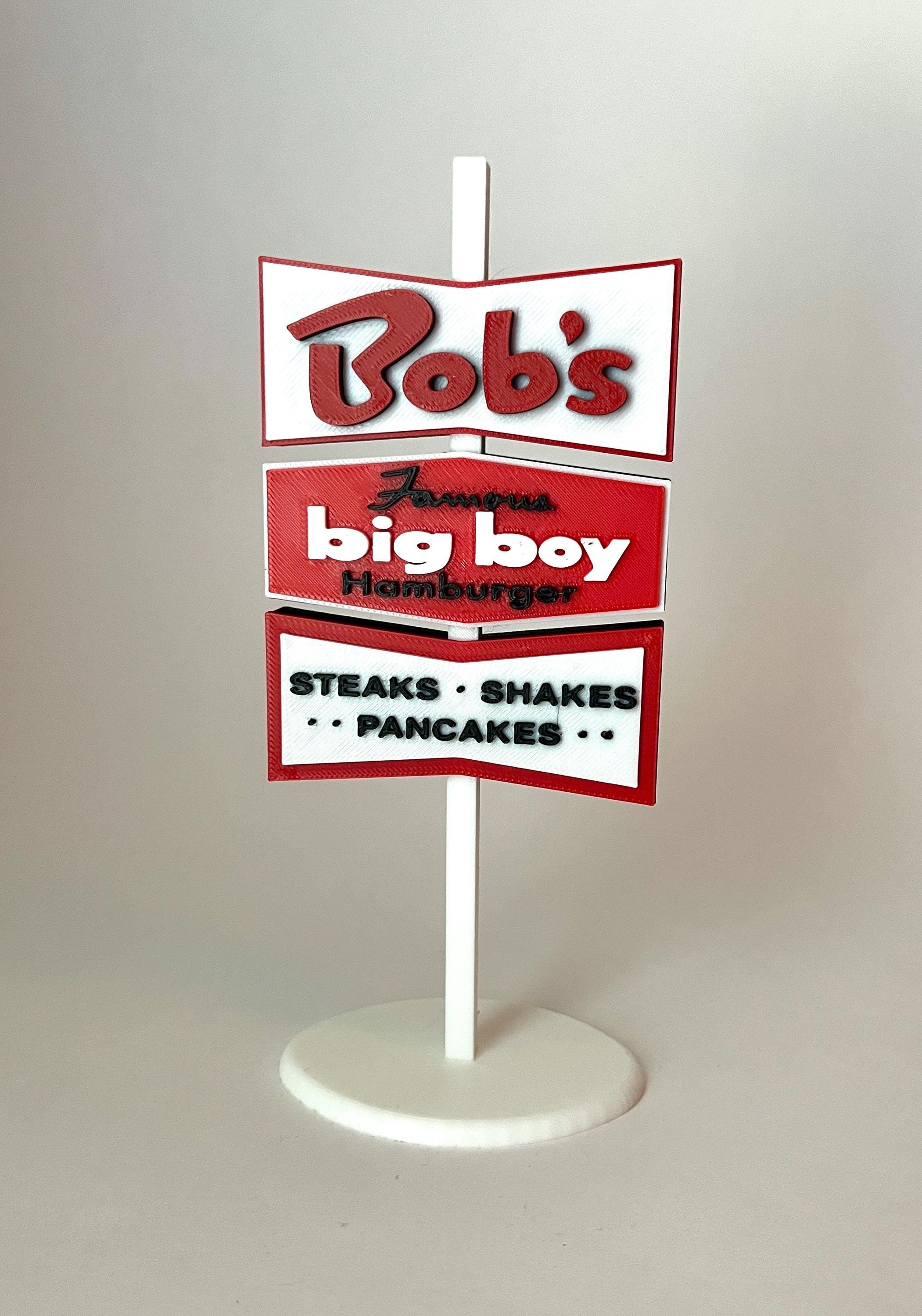 Miniature Bob's Big Boy Restaurant Sign 7 Inches - Etsy