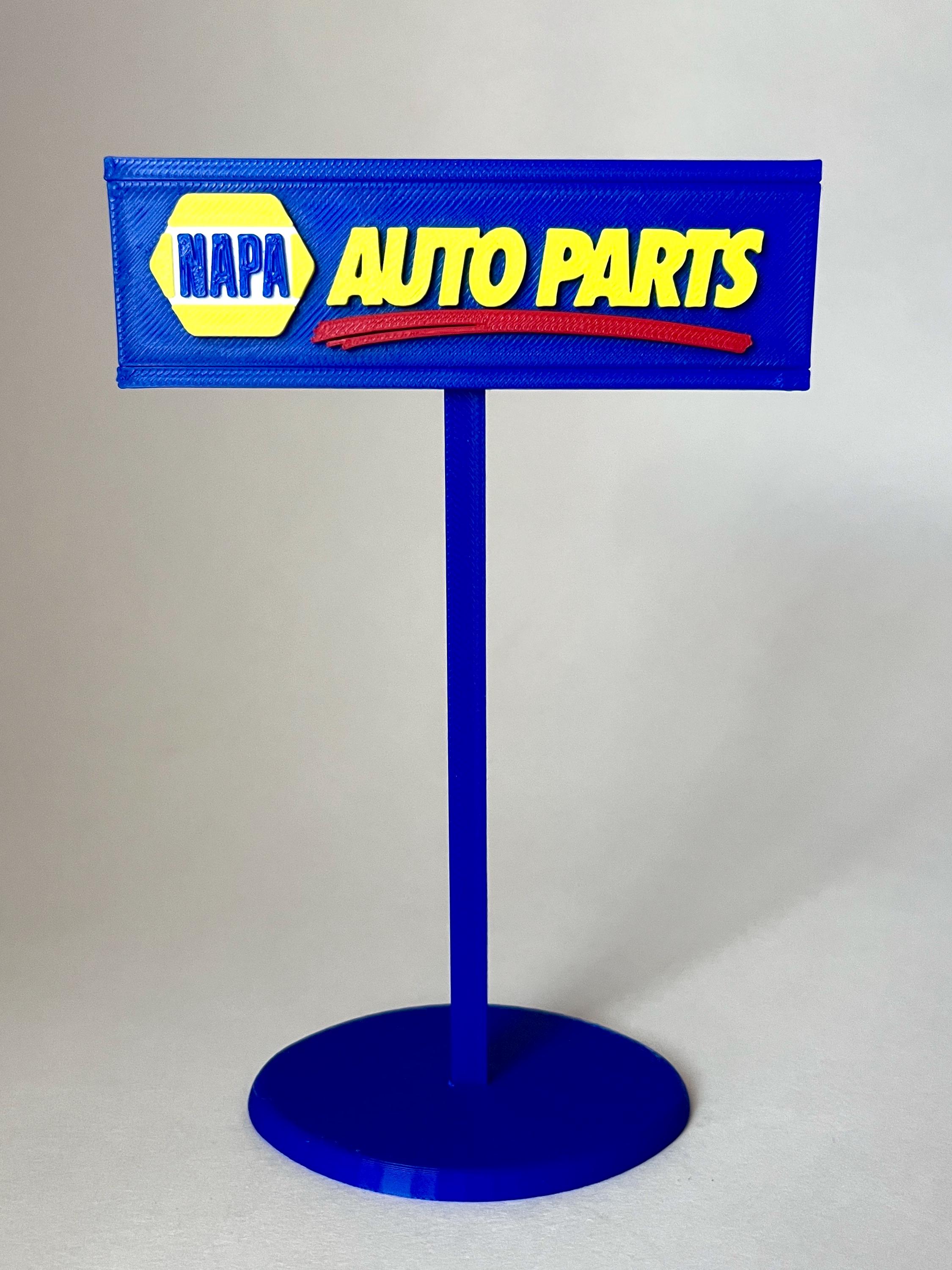 NAPA Auto Parts Miniature Sign 6