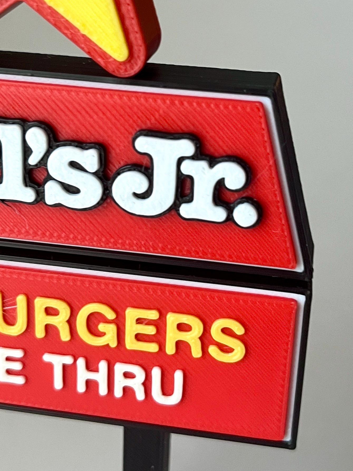 Carl's Jr Miniature Restaurant Sign 6” Inches - Etsy