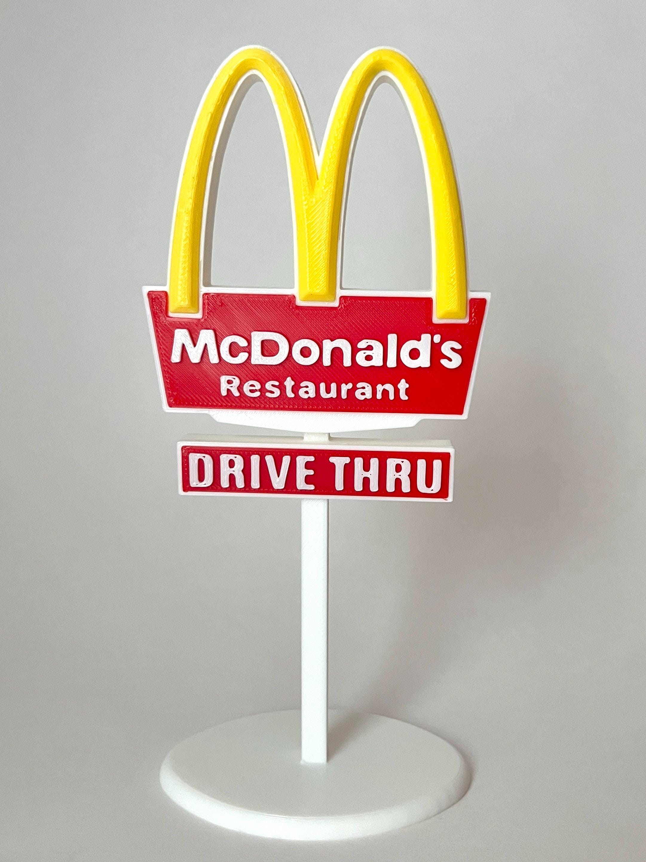 Mcdonald's Miniature Sign 6.5” Inches - Etsy