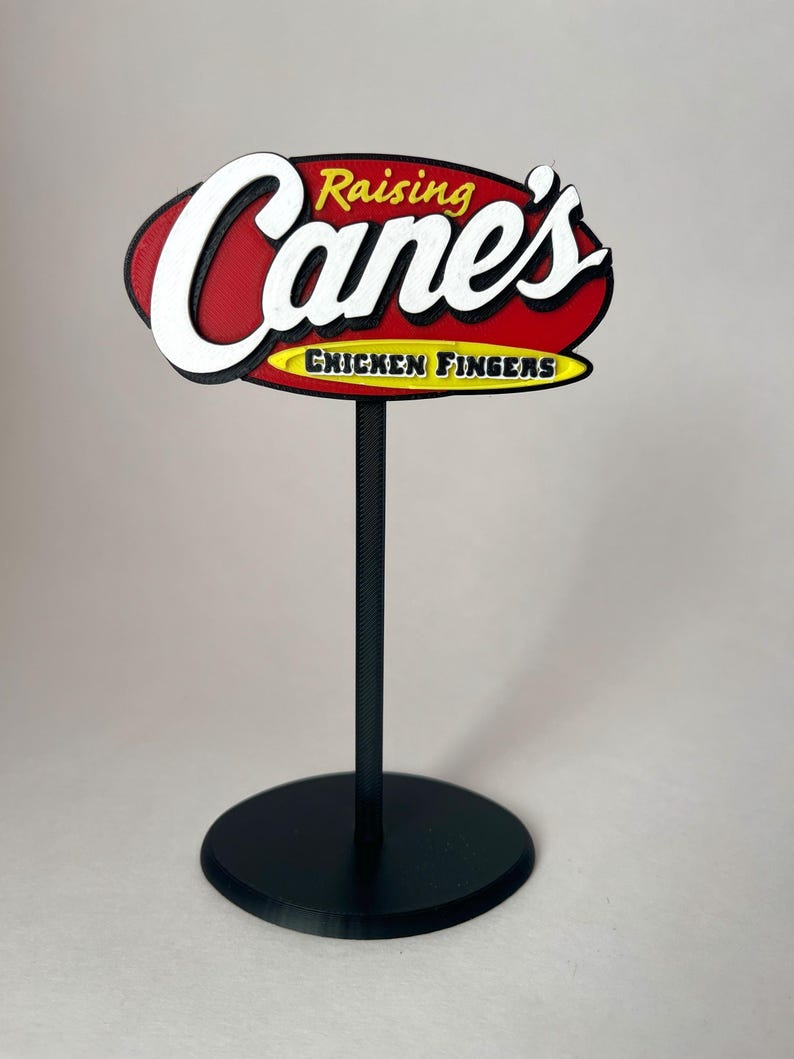 Restaurant Raising Sign Raising Cane's Miniature Sign 6” Inches - Etsy