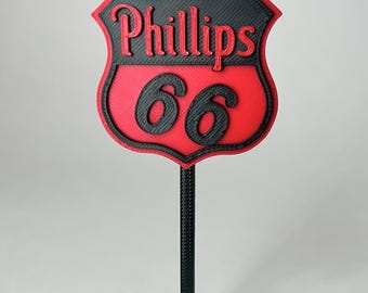 Phillips 66 Gas Station Miniature Sign | 4 Inches
