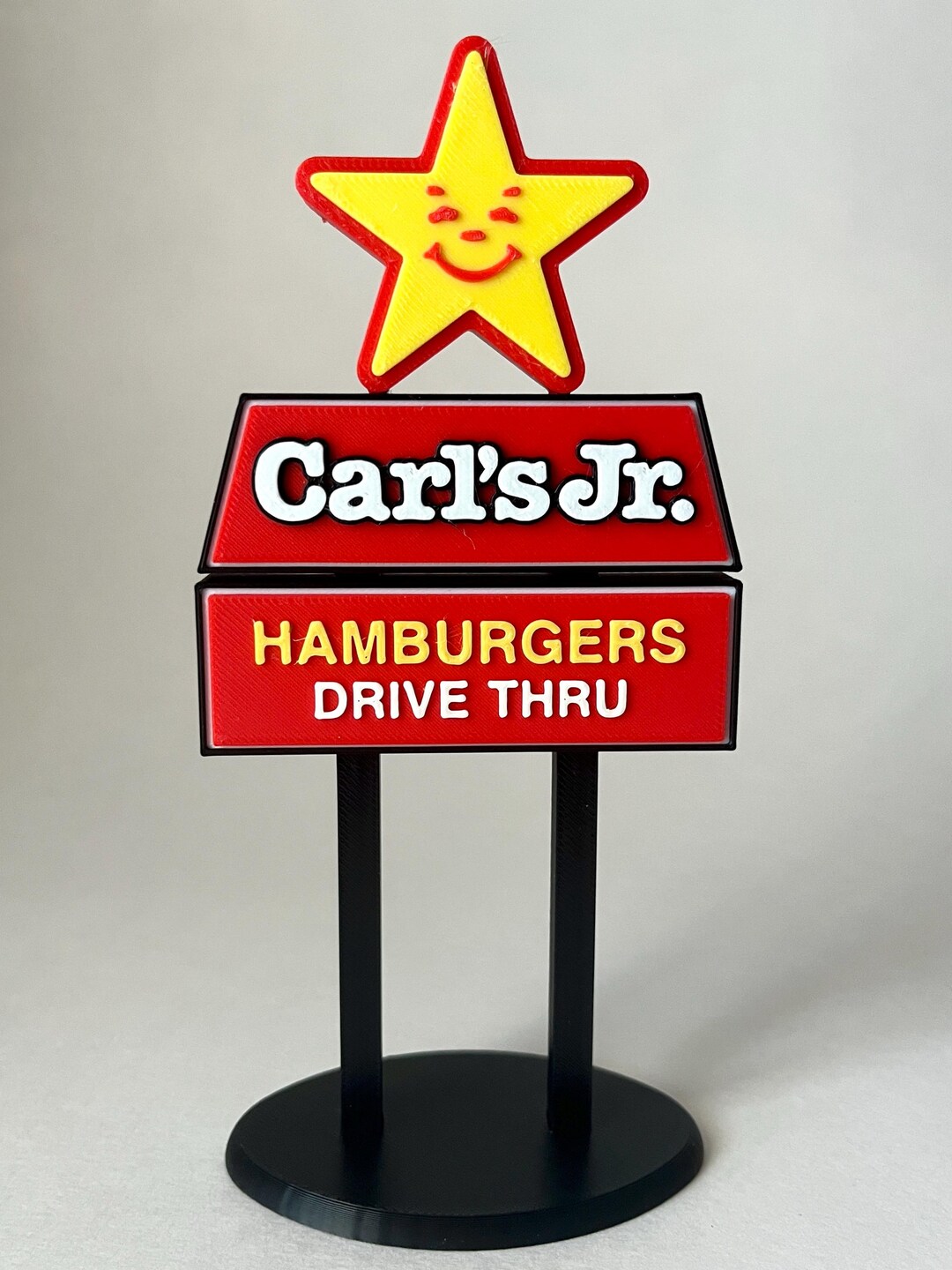 Carl's Jr Miniature Restaurant Sign 6” Inches - Etsy