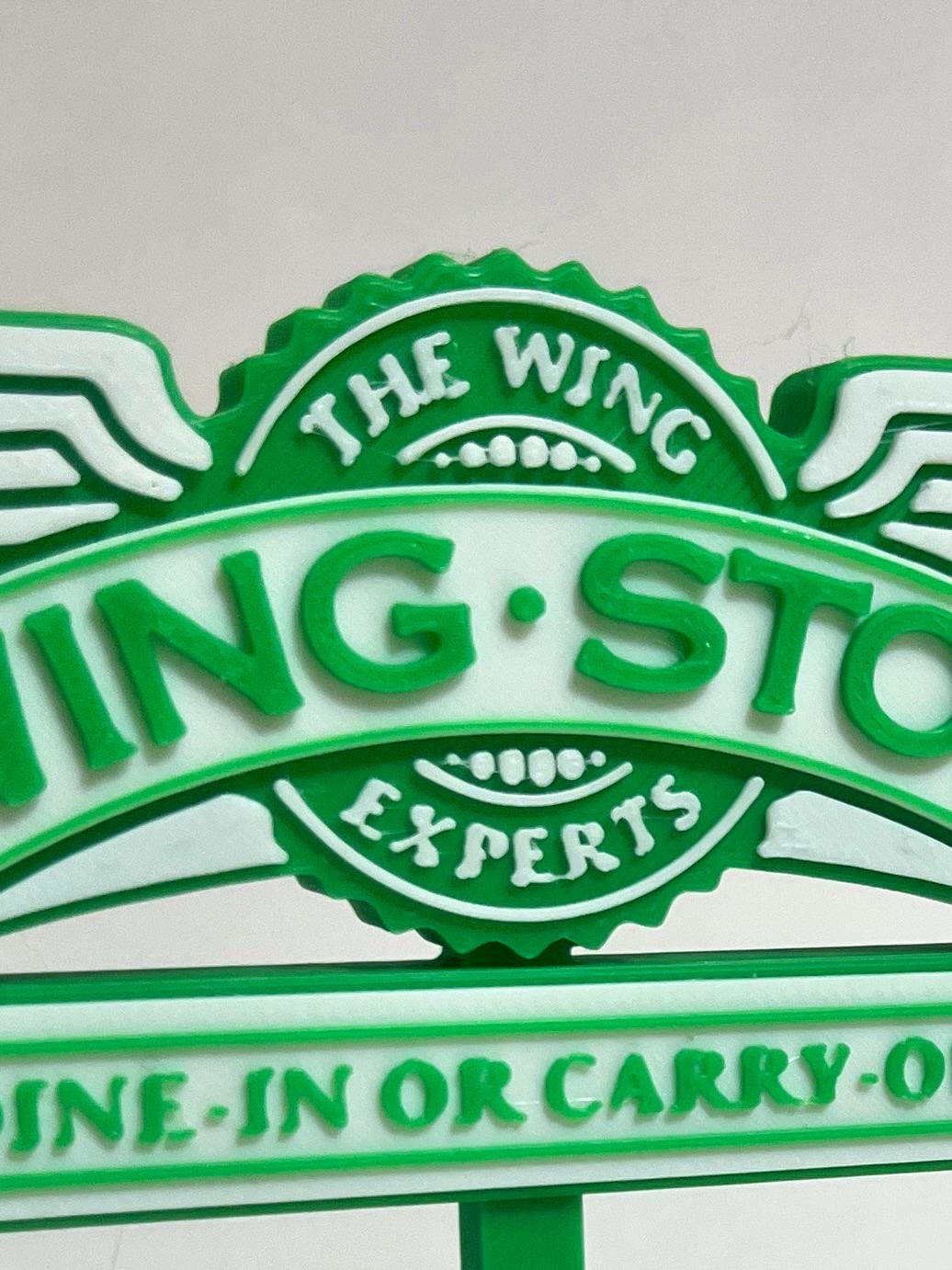 Wingstop Menu Sign Wingstop Miniature Sign 6.5” Inches - Etsy