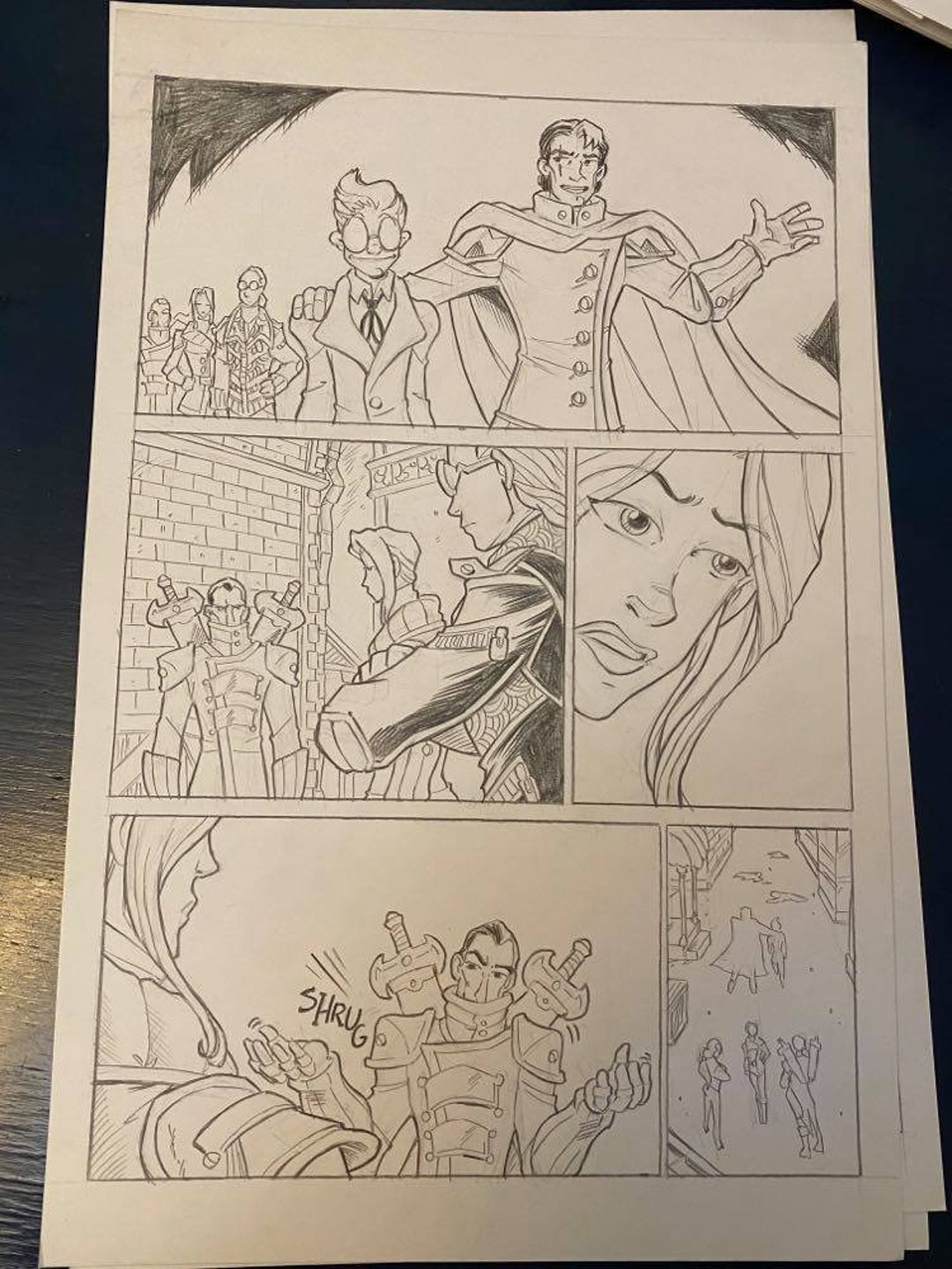 SHADOWBINDERS Original Comic Book Artwork by Thom kneon Pratt - Etsy