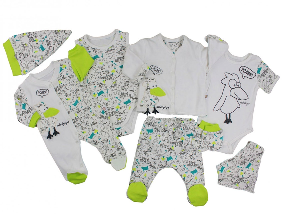 New Born Baby Clothes 03 Months 8 Pieces Etsy UK