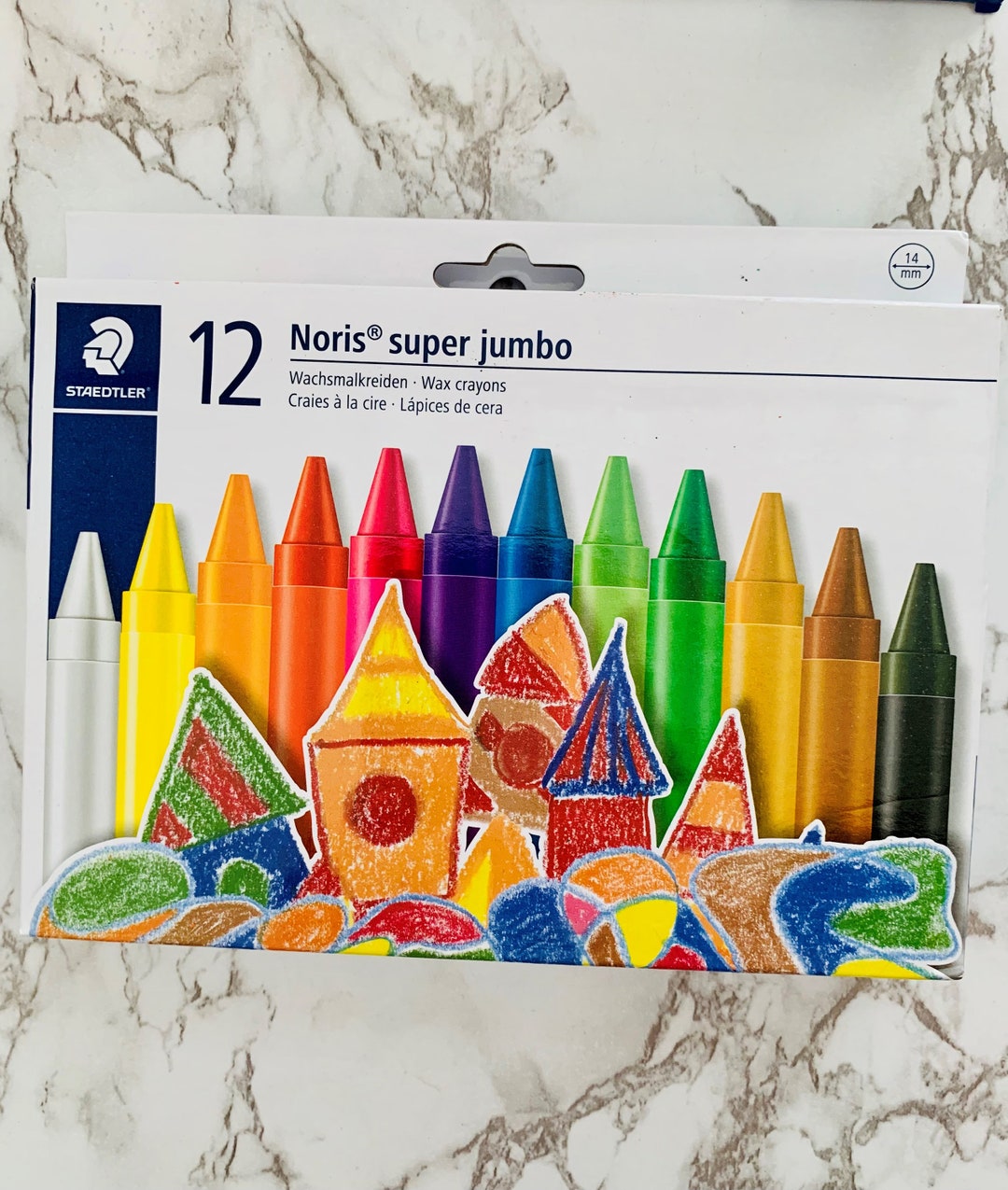 Jumbo Wax Crayons Color Assortment Staedtler Noris, Art Supplies