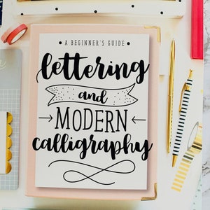 Calligraphy & Crafts Workbook - Calligraphy projects - Modern calligraphy  alphabet - Calligraphy practice sheets