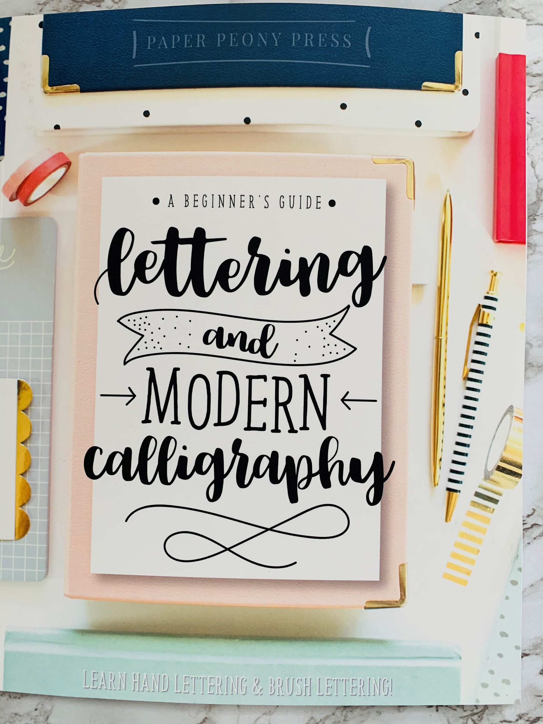 Beginner's Guide Lettering and Calligraphy Practice Etsy UK