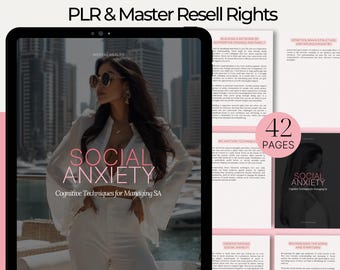Social Anxiety Ebook: Cognitive Techniques & Resources (PLR MRR)