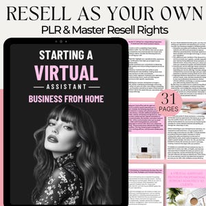 Virtual Assistant Guide Business Startup Guide Work Form Home Virtual Assistant Business   Freelancer Guide Start a Business MRR PLR Product