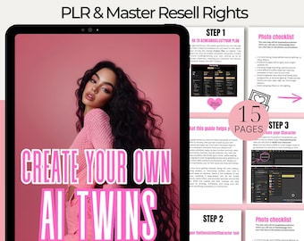 Create Your Own AI Twins Guide PLR & MRR eBook Branding Content Creation Guide