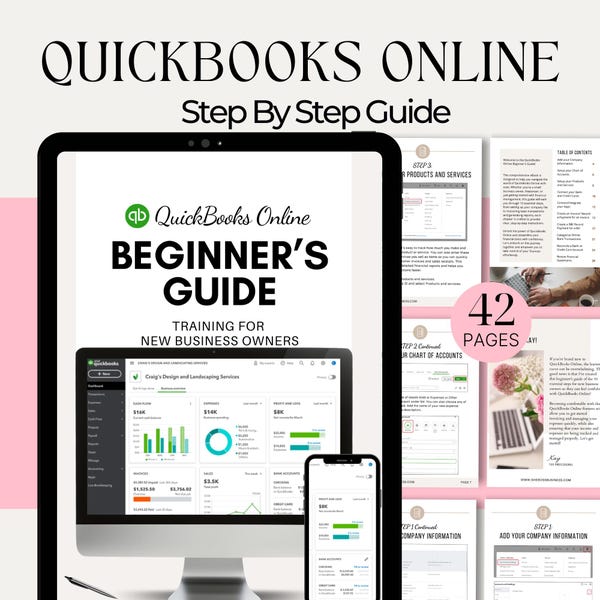 QuickBooks Online Beginner's Guide: Small Business Bookkeeping (PDF)