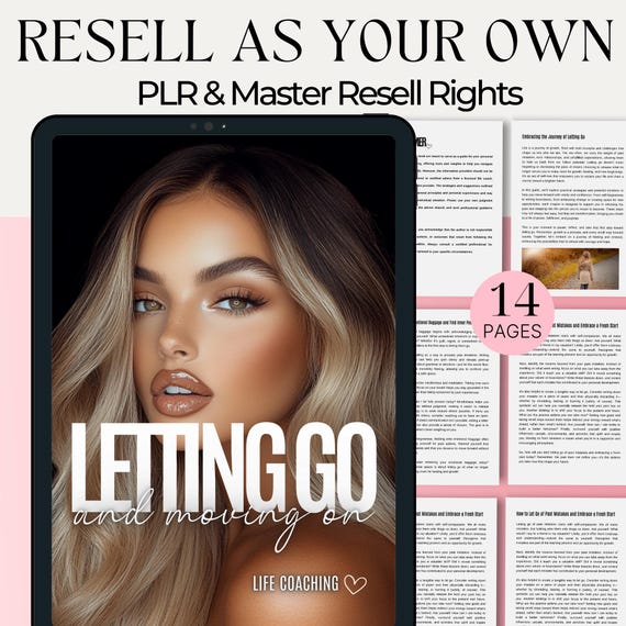 Letting Go Ebook: Personal Growth & Emotional Healing PLR MRR (Digital Download)