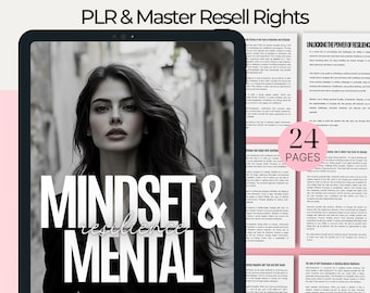Self Help EBook Mindset Guide Life Coaching Lead Magnet Self Care Ebook MRR Personal Growth Guide Mindfulness Gift Motivational Ebook