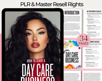 Kit de inicio para guarderías: Guía de negocios con derechos de reventa (Producto digital)