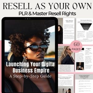 Launching Your Digital Business Empire eBook Start an Online Business Guide  Digital Marketing eBook  PLR & MRR  Digital Products Resell