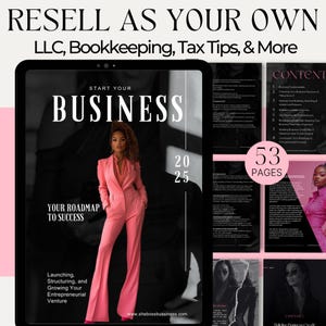 LLC Guide Start a Business Guide White Label How to Start a Business Structure for Entrepreneurs Business Planner Tax Planning LLC Guide PLR