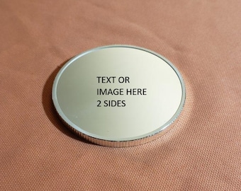 Custom Engraved 10 gram .999 silver 30mm round