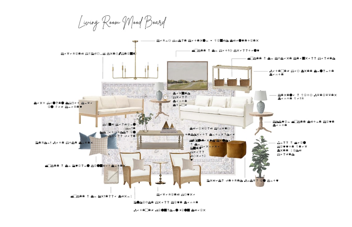 Studio Mcgee Style Living Room, Interior Design Service, Living Room