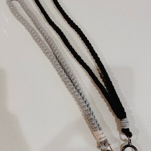 Boho Macrame ID Lanyards