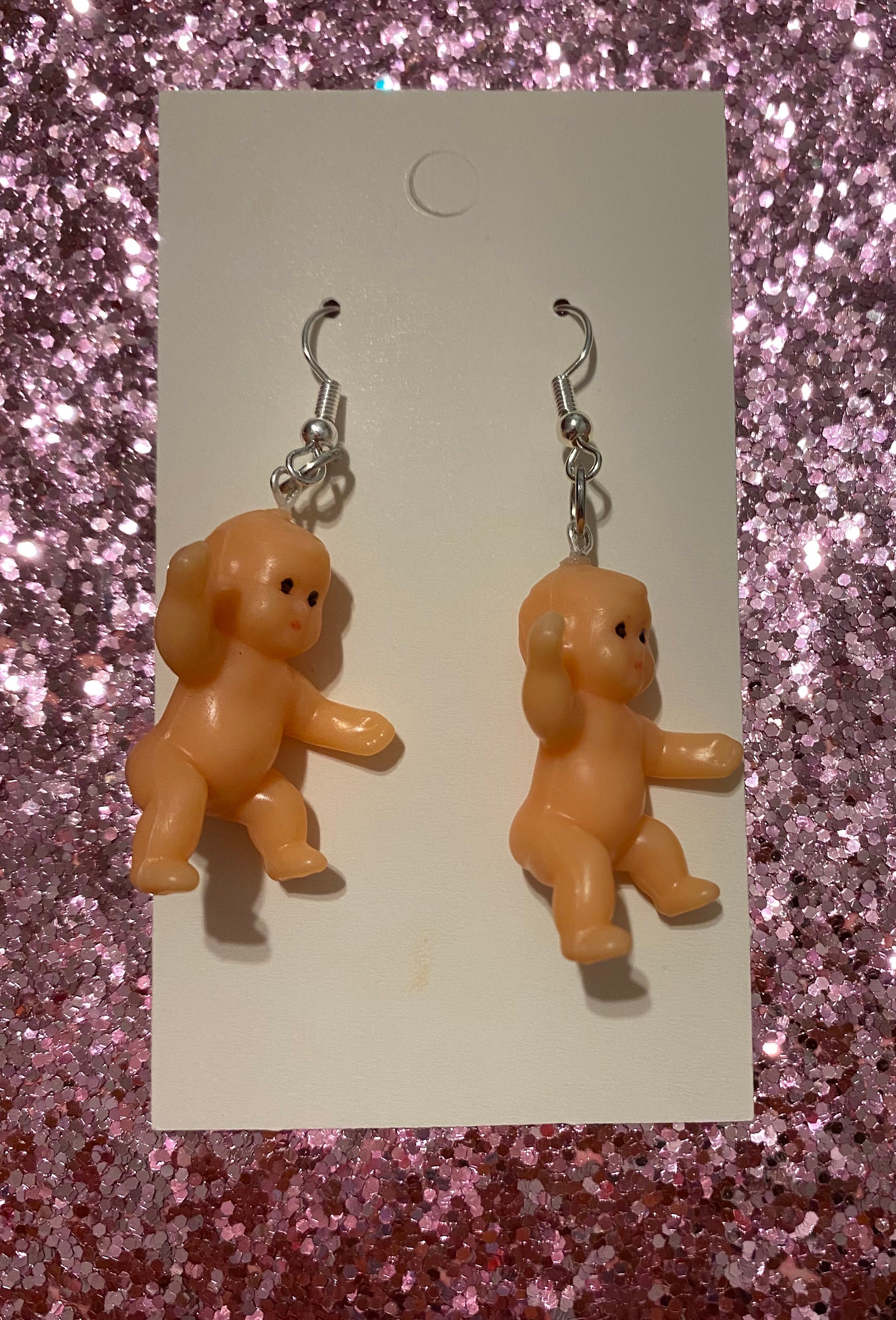 Baby Earrings Cute Earrings Funky Earrings Trendy Etsy