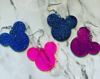 Kolczyki w kształcie Myszki Miki