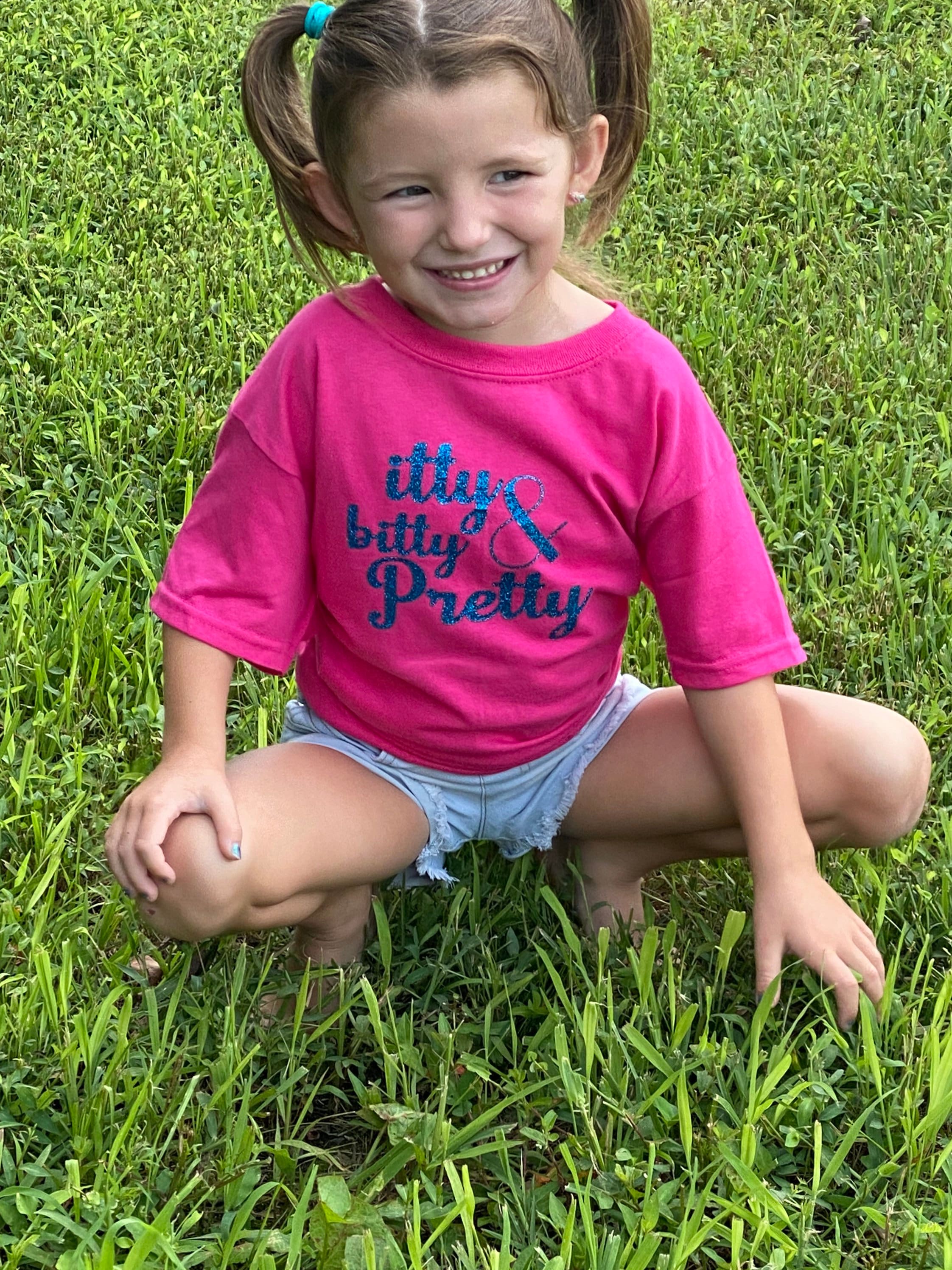 Itty bitty and pretty childs tshirt Etsy