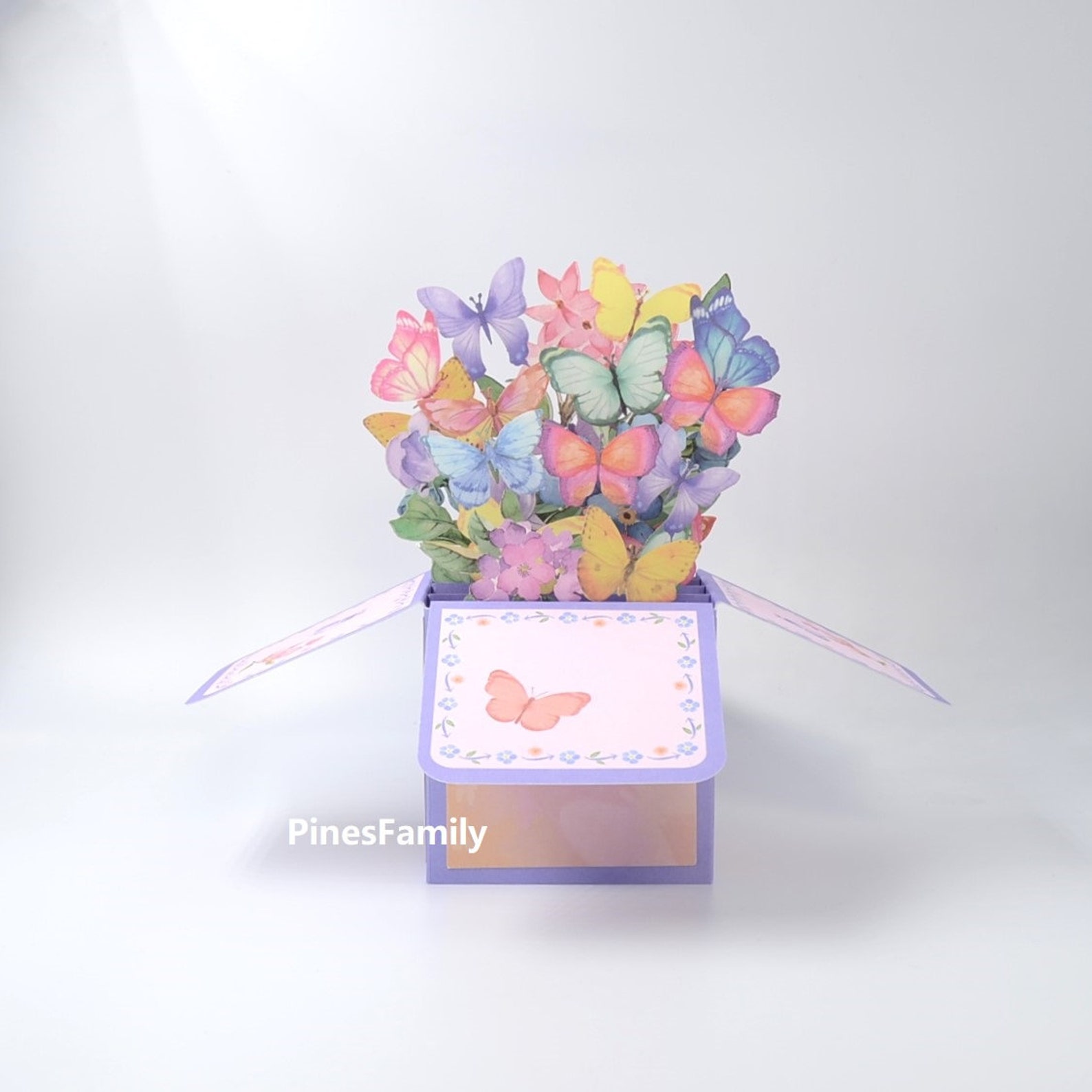 3D Butterfly Pop up Card, Butterfly Birthday Card, Thinking of You Card ...