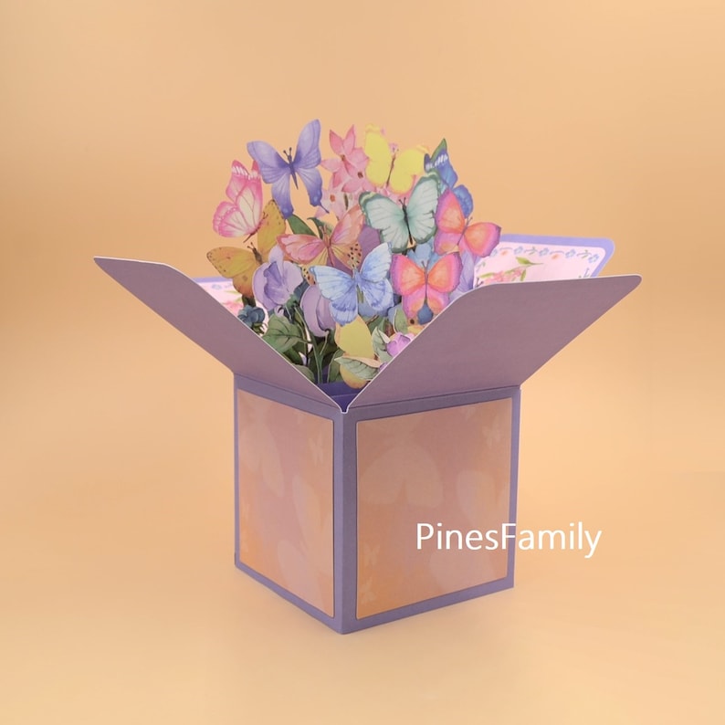 3D Butterfly Pop up Card, Butterfly Birthday Card, Thinking of You Card ...