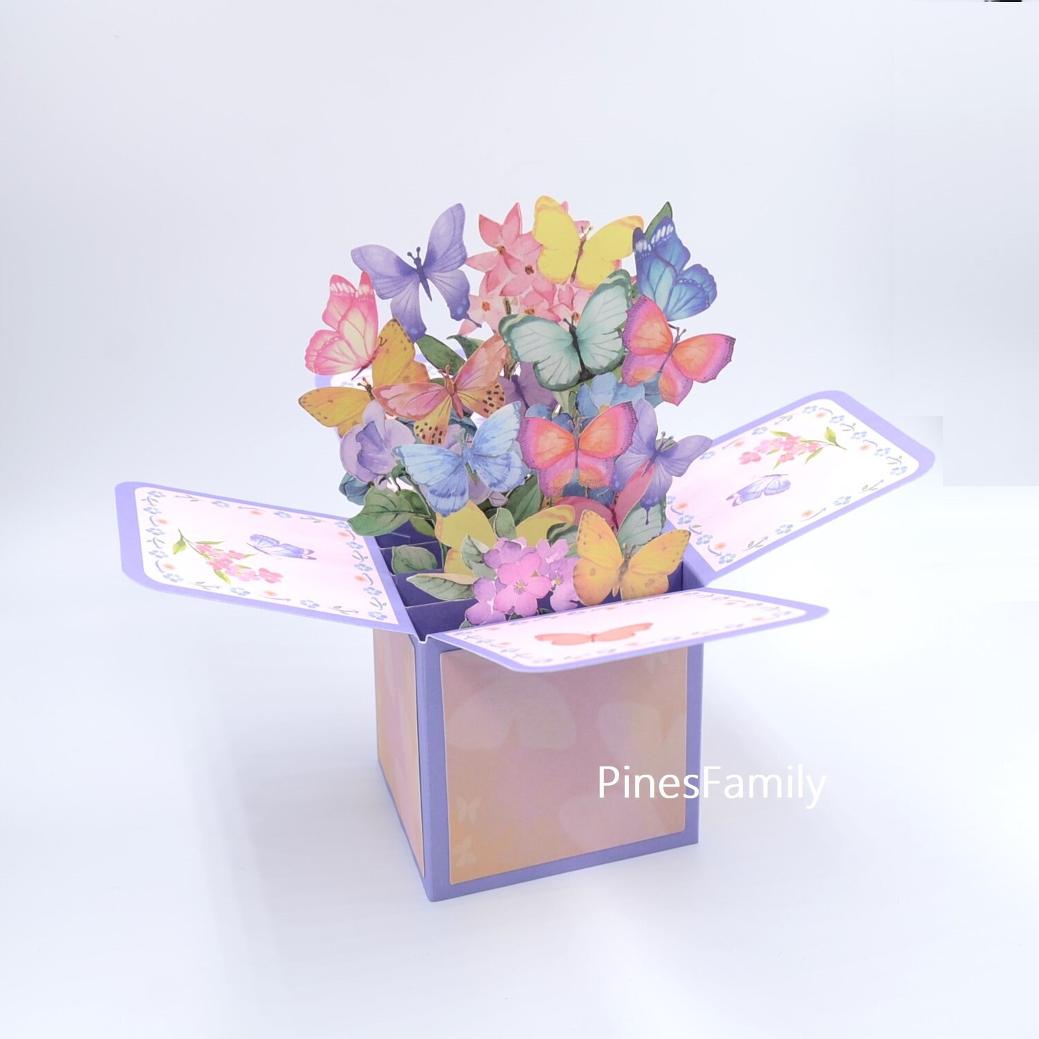 3D Butterfly Pop up Card, Butterfly Birthday Card, Thinking of You Card ...