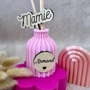 Personalized essential oil diffuser – Gift for mom, grandma, aunt, godmother – Mother's Day – Engraved vase – Gift idea for women image 7