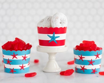 SEAS THE DAY Cupcake Baking Cups