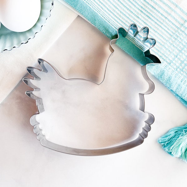 GIANT HEN in a BASKET Cookie Cutter