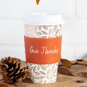 GIVE THANKS To-Go Cups (8CT - 16OZ)