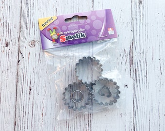 SERRATED CIRCLES Cookie Cutter Set - (3 pcs)