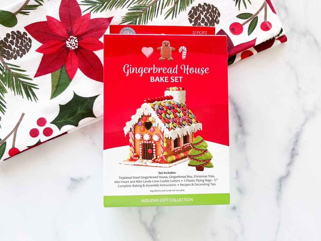GINGERBREAD HOUSE 12 PC Bake Set - Etsy