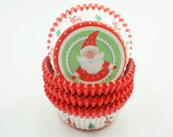 Mini Christmas Cupcake Liners