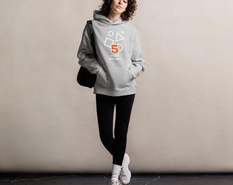 Five More Minutes Hoodie: Women's Cotton-Blend Fleece Sweatshirt