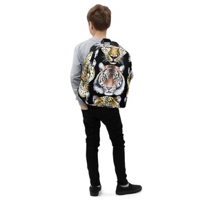 Sac à dos Tiger pour enfants, joli sac à dos pour l'école, sac à dos léger décontracté pour l'école, cartable pour garçons, sac à dos minimaliste, cartable