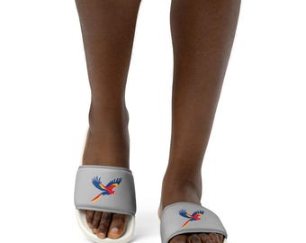 Handmade Women's Slides: Lightweight PU Leather Summer Sandals