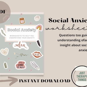 Werkbladen voor sociale angst | CGT-werkbladen voor angst | Angst-werkbladen | Angstwerkbladen voor tieners | Angstwerkbladen voor volwassenen