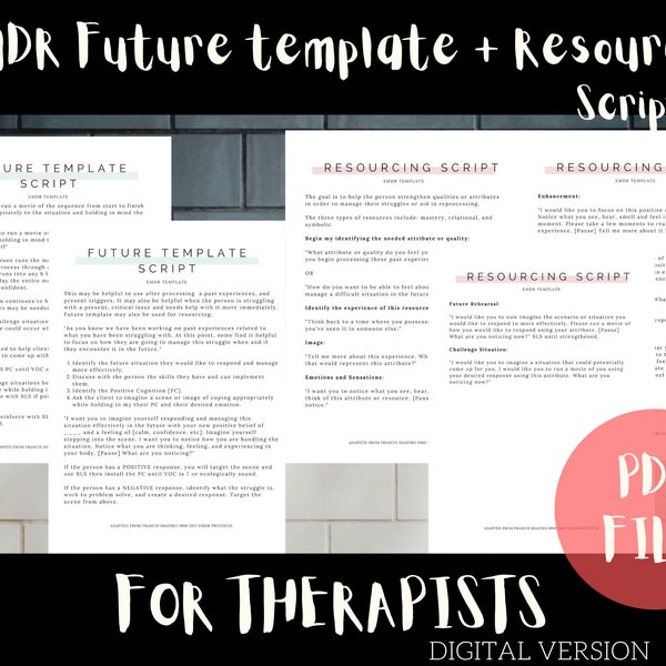 Future Template Emdr Etsy
