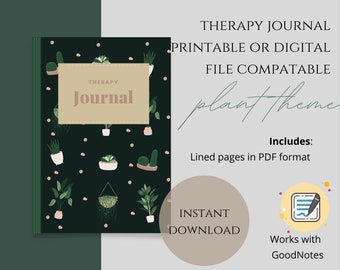Therapy Journal Pages | Therapy Worksheet | Therapy Journal | Therapy Worksheet | Mental Health Journal | Counseling | Therapy | Psychology