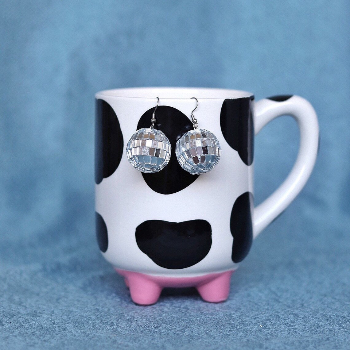 Disco Ball Earrings Real Disco Ball Dangles Weird Earrings - Etsy