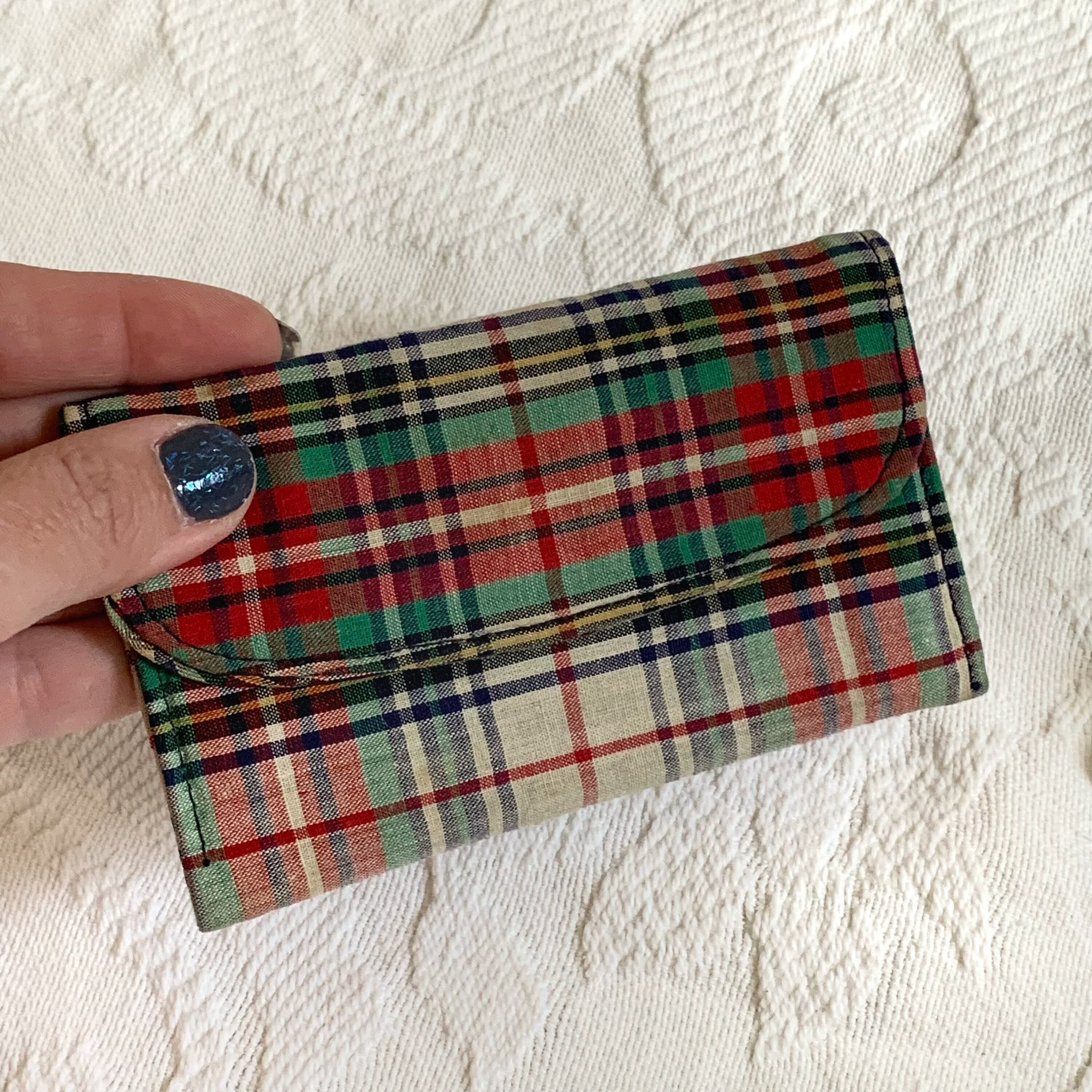 Vintage Pocket Book Set Card Holder Wallet Keys Etsy