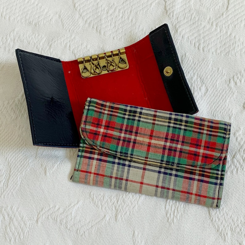 Vintage Pocket Book Set Card Holder Wallet Keys Etsy