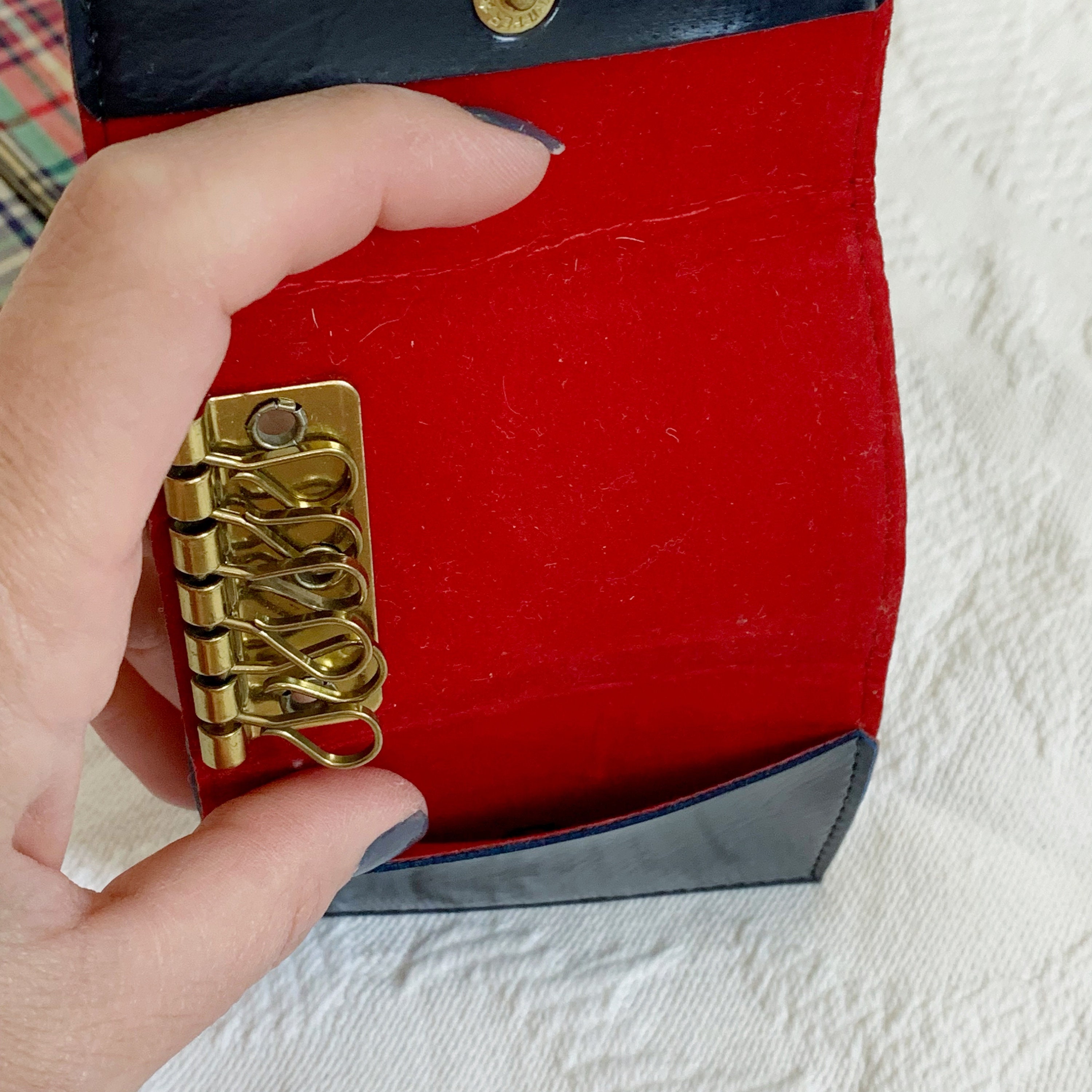 Vintage Pocket Book Set Card Holder Wallet Keys Etsy