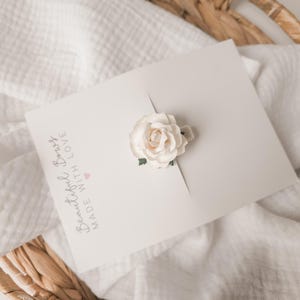 Ivory flower hair clip | Small hair clips | cream hair clip | flower clips | toddler hair clips | dainty clips | delicate clips |